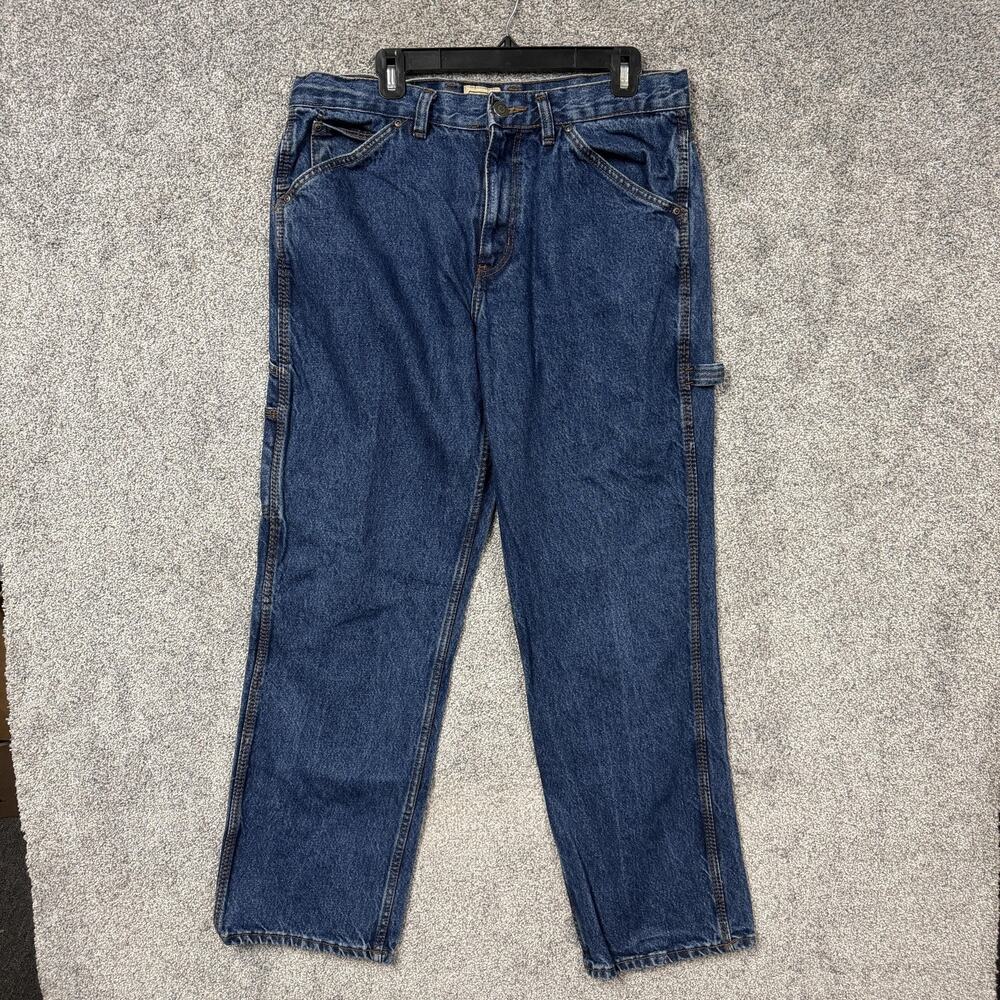 CE Schmidt Workwear Jeans 34x30 Denim Carpenter Utility Rugged Durable Grunge